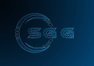 SGG düşük poli harfli logo vektör tasarımı. SGG düşük poli logo tasarımı. Düşük polyester logo.