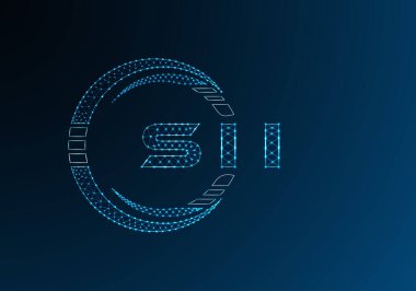 Düşük poli harfli logo vektör tasarımı. Poli logosu tasarımı satacağım. Düşük polyester logo.