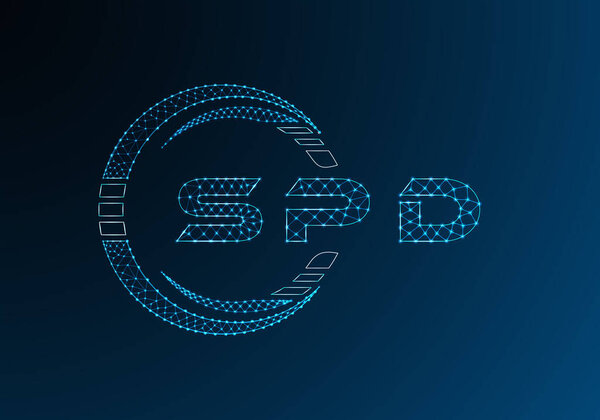 Векторный дизайн логотипа из низкопольной буквы. Дизайн логотипа. Низкий логотип.