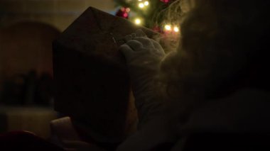 Odadaki Noel Ağacı ve Siluette Hediyeler