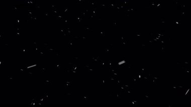 Hafif Kar Tanecikleri Şeffaf Alfa Arkaplanı Efektleri.