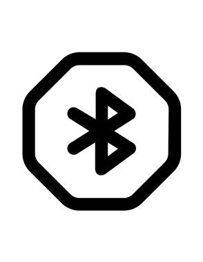 Bluetooth simgesinin vektör çizimi