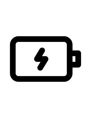 pil simgesi vektörü, düz dizayn