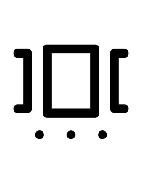 soyut simge vektör çizimi