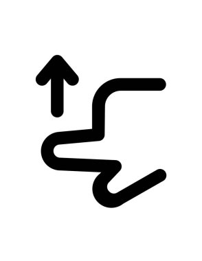 ok çizgisi vektör simgesi.