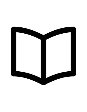 kitap simgesi vektör illüstrasyonu