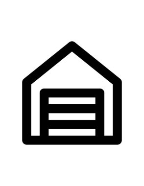 ev simgesi vektör illüstrasyonu