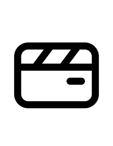 Kredi kartı ikonu vektör illüstrasyonu