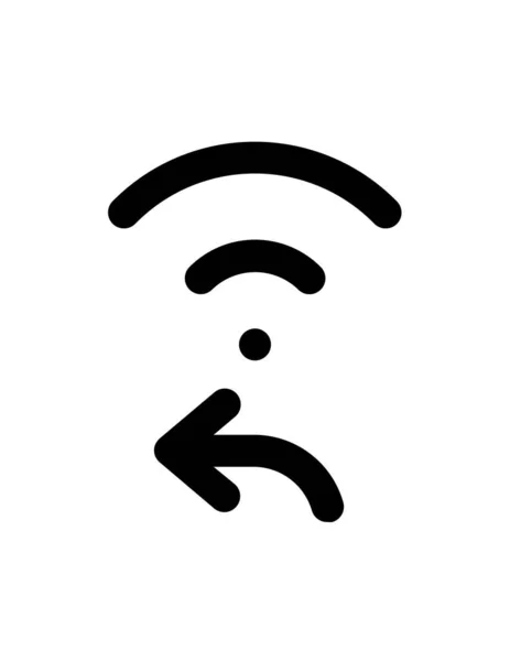 Icono Wifi Ilustración Vectorial Estilo Diseño Plano — Archivo Imágenes Vectoriales