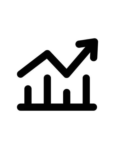 Gráfico Ícone Ilustração Vetorial —  Vetores de Stock