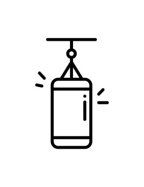 Boks armut simgesinin vektör illüstrasyonu