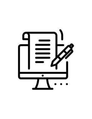 seo modern simgesinin vektör illüstrasyonu