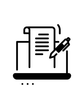 Modern eğitim ikonunun vektör illüstrasyonu