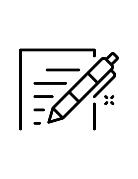 kalem simgesi vektör illüstrasyonu