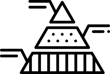  İş seviyesinin vektör illüstrasyonu