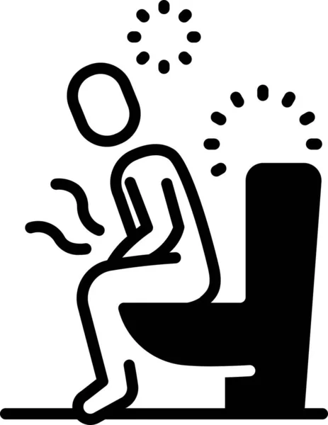 İshal ikon vektörünün gösterimi