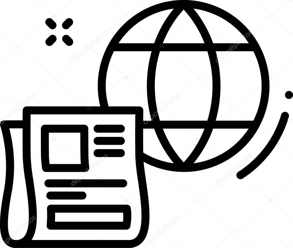 science and technology line vector icon.