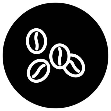 Kahve simgesinin vektör illüstrasyonu