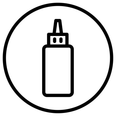 Hardal simgesinin vektör illüstrasyonu