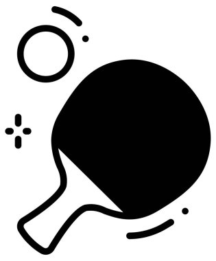 ping pong vektör resimleme