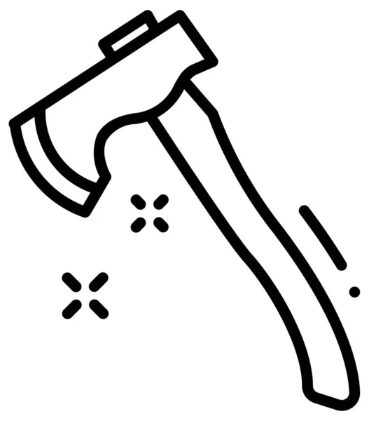 斧アイコンのベクトル図 — ストックベクタ