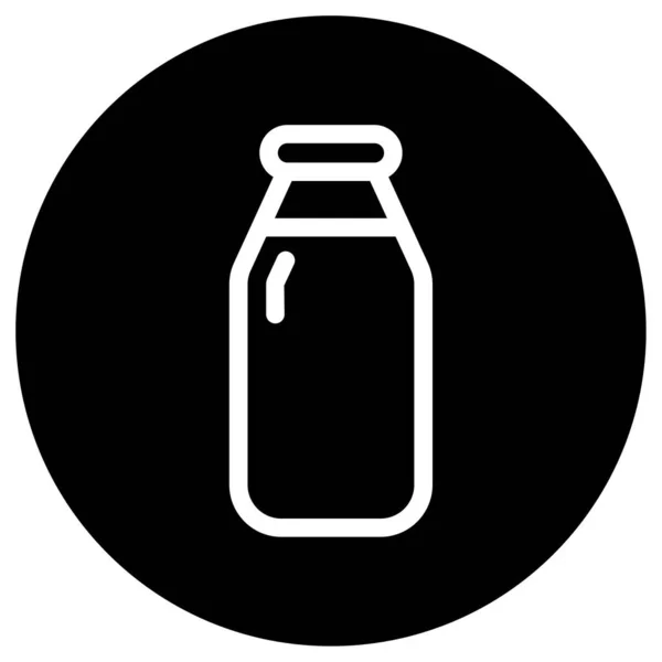 Vector Illustration Milk Icon — Stock Vector