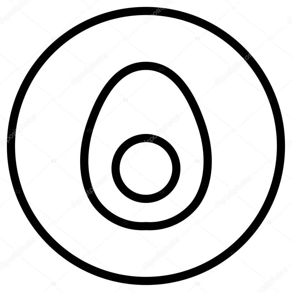 vector illustration of egg icon