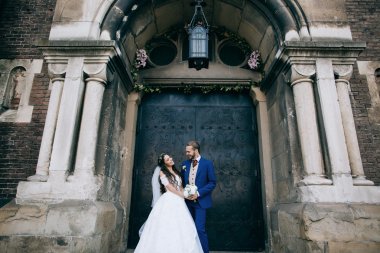 mutlu gelin ve damat, düğün günü