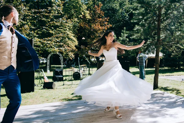 Fête de mariage en plein air — Photo