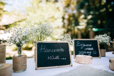 el yapımı düğün süslemeleri