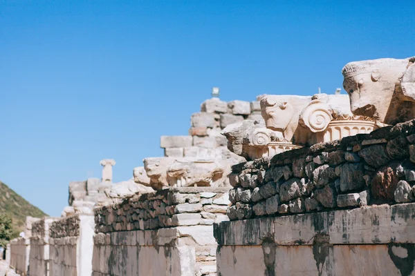 Antiche rovine a Efeso Turchia — Foto Stock