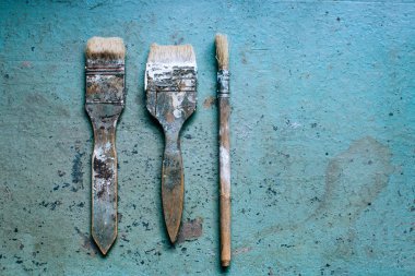 eski eski Boya fırçaları