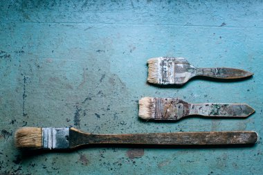 eski eski Boya fırçaları