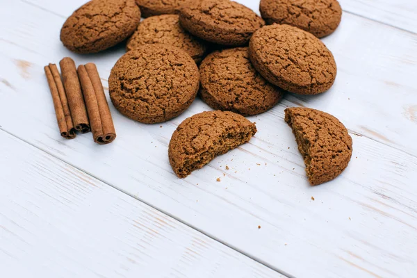 Tasty oat cookies — Stock Photo, Image