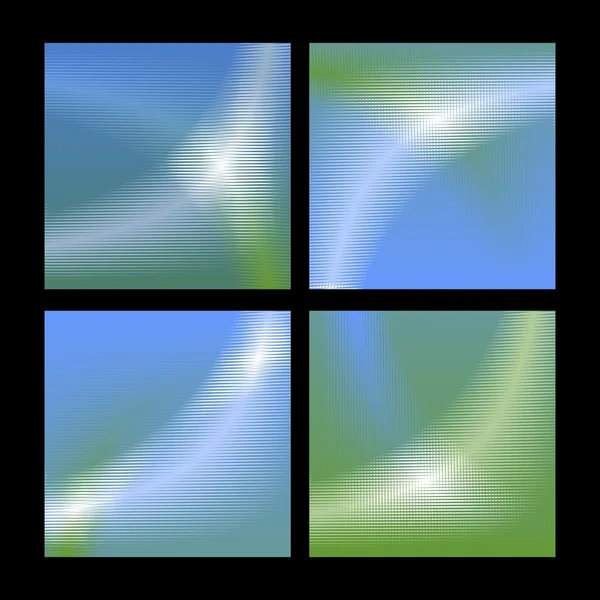 Fond vectoriel abstrait en bleu et vert — Image vectorielle