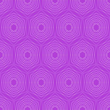 Modern altıgen desenleri. Altıgen güzel desenler moda mor. Sorunsuz vektör altıgen desenleri. Canlı mor zemin üzerine gümüş altıgen desenleri.