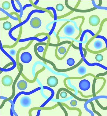 Sorunsuz arka plan yeşil ve mavi tasarım
