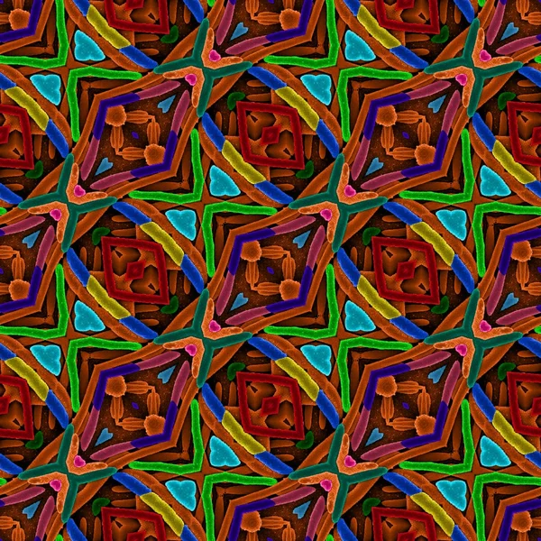 Colorful background in the style of oriental carpets — Stock Photo, Image
