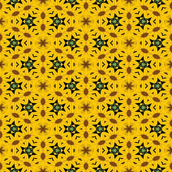 Spring background tile with botanical motif — Stock Photo, Image