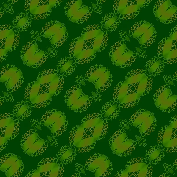 진한 녹색 대각선 배열 배경 패턴 — 스톡 사진