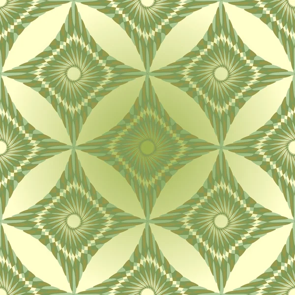 Bezproblémové zeleném pozadí abstraktní s kosodélník vzory — Stockový vektor