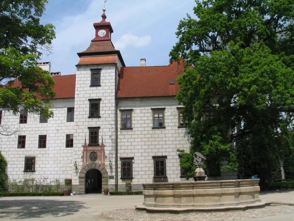 Edificio rinascimentale Castello di Trebon, Boemia meridionale, Repubblica Ceca — Foto Stock