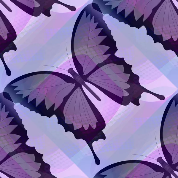 Fond violet abstrait avec papillon — Photo