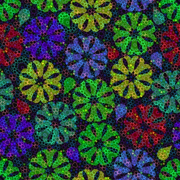 Veelkleurige bloem achtergrond op getextureerde oppervlak — Stockfoto