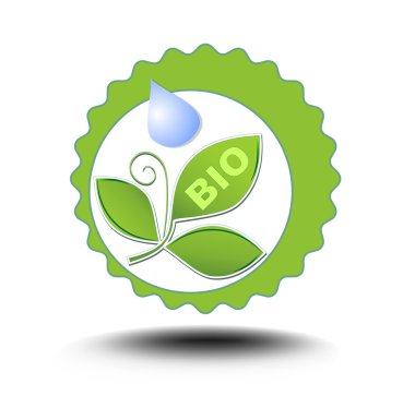 Daire bio ürün etiketi