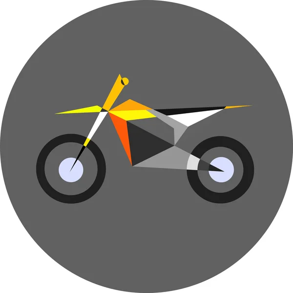 Motocross cykel sport — Stock vektor