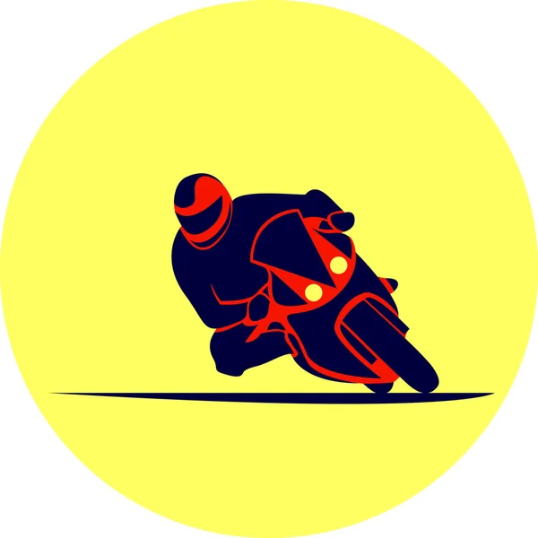 Sport de motocycliste — Image vectorielle