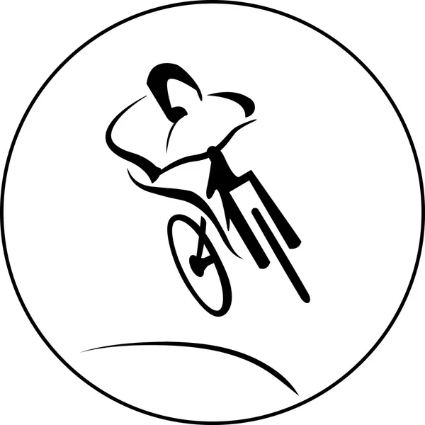 Vector ciclista — Vector de stock