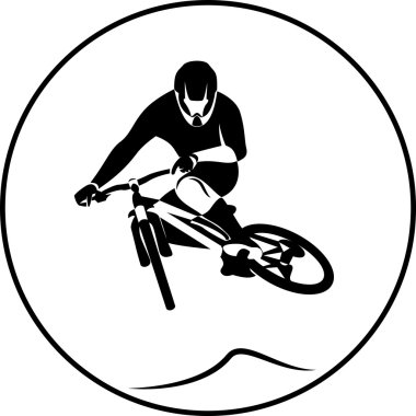 Vektör Bisiklet yarışçısı