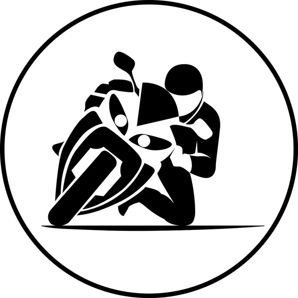 Sport de motocycliste — Image vectorielle